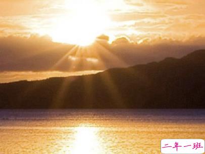 看日出日落的心情说说带图片 欣赏日出日落的句子13