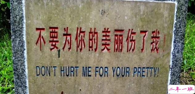 超搞笑的英语翻译/中式翻译说说带图片5