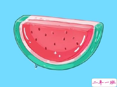 晒西瓜的句子简短带图片 夏天关于西瓜的说说6