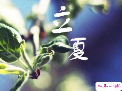 2019立夏节气朋友圈说说配图 夏天到了的说说大全6