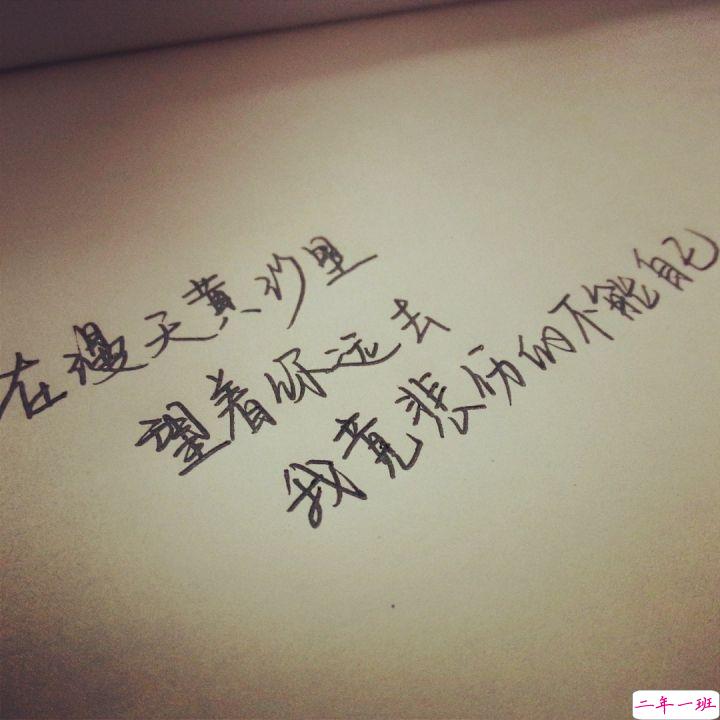 哪句歌词让你热泪盈眶图片带字 从前从前有个人爱你很久4