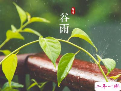 2020谷雨节气唯美说说配图 谷雨祝福唯美暖人心12