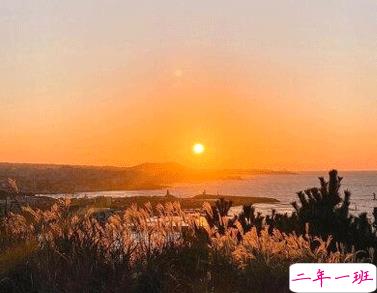 温柔唯美的日落句子带图片 私奔吗在太阳落山前3