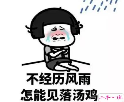 表达雨很大的搞笑说说带图片 像若曦罚跪御花园那天那么大2